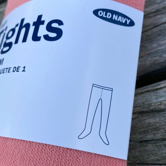 Old Navy Pink Solid Soft-Knit Tights for Toddler Girls - Picture 4 of 7